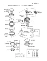 Предварительный просмотр 2 страницы Canon EF 50mm 1:2.5 MACRO(COMPACT Parts Catalog