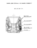 Предварительный просмотр 6 страницы Canon EF 50mm 1:2.5 MACRO(COMPACT Parts Catalog