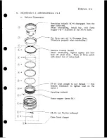 Предварительный просмотр 50 страницы Canon EF 50mm1:1.8 Service Manual