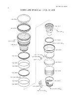 Предварительный просмотр 3 страницы Canon EF 600mm 1:4.0L IS (ULTRASONIC Parts Catalog