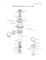 Предварительный просмотр 5 страницы Canon EF 600mm 1:4.0L IS (ULTRASONIC Parts Catalog