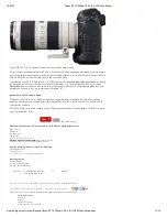 Preview for 13 page of Canon EF 70-200mm f/2.8 L IS II USM Review