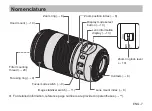 Preview for 8 page of Canon EF 70-300mm f/4.5-5.6 IS USM Instructions Manual