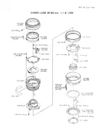 Предварительный просмотр 2 страницы Canon EF 85mm 1:1.8 USM Parts Catalog