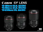 Canon EF LENS TS-E90MM F/2.8L Instructions Manual preview