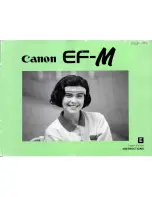 Canon EF-M Instructions Manual предпросмотр