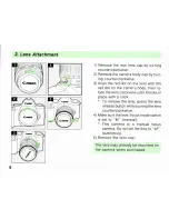 Preview for 8 page of Canon EF-M Instructions Manual