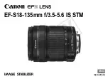 Canon EF-S 18-135mm f/3.5-5.6 IS STM Instructions Manual preview