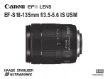 Canon EF-S18-135mm f/3.5-5.6 IS STM User Manual preview