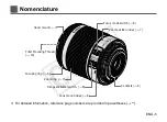 Предварительный просмотр 6 страницы Canon EF-S18-55mm f/3.5-5.6 IS STM Instructions Manual