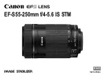 Canon EF-S55-250mm f/4-5.6 IS II Instructions Manual предпросмотр