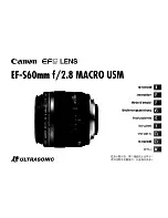 Canon EF-S60mm f/2.8 MACRO USM Instruction preview