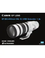 Preview for 1 page of Canon EF200 mm Instructions Manual