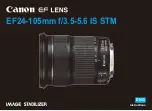 Canon EF24-105MM User Manual preview