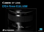 Canon EF24-70mm f/2.8L USM Instruction preview