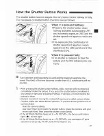 Preview for 21 page of Canon Elan 7 NE 30V Date Instructions Manual