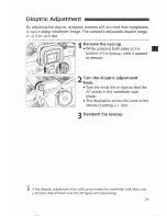 Preview for 25 page of Canon Elan 7 NE 30V Date Instructions Manual