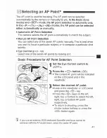 Preview for 41 page of Canon Elan 7 NE 30V Date Instructions Manual