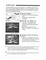 Preview for 70 page of Canon Elan 7 NE 30V Date Instructions Manual