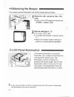 Preview for 74 page of Canon Elan 7 NE 30V Date Instructions Manual