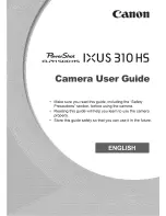 Canon ELIPH 500 HS User Manual preview
