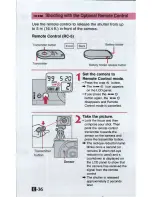 Предварительный просмотр 36 страницы Canon ELPH 2 IXUS II Instructions Manual