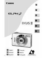 Предварительный просмотр 1 страницы Canon ELPH 2 Instruction Manual