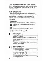 Preview for 4 page of Canon ELPH LT 260 Instructions Manual