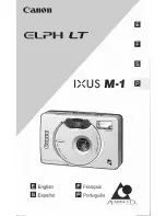 Предварительный просмотр 1 страницы Canon ELPH LT Instructions Manual