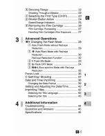 Preview for 5 page of Canon ELPHLT - ELPH LT APS Camera Instruction Manual