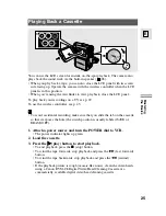 Предварительный просмотр 25 страницы Canon Elura 10 Instruction Manual