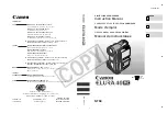 Canon Elura 40 MC Instruction Manual preview