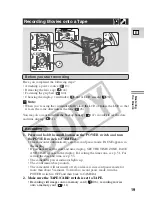 Preview for 19 page of Canon Elura 40 MC Instruction Manual