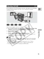 Preview for 73 page of Canon Elura 40 MC Instruction Manual