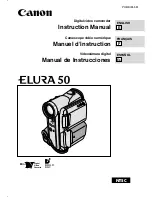 Canon ELURA 50 Instruction Manual preview