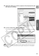 Preview for 73 page of Canon Elura 60 - Elura 60 MiniDV Camcorder Instruction Manual