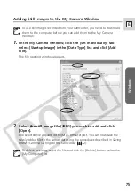 Preview for 75 page of Canon Elura 60 - Elura 60 MiniDV Camcorder Instruction Manual