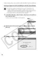 Preview for 76 page of Canon Elura 60 - Elura 60 MiniDV Camcorder Instruction Manual