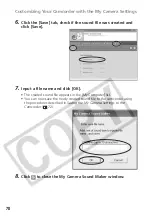 Preview for 78 page of Canon Elura 60 - Elura 60 MiniDV Camcorder Instruction Manual