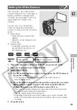 Preview for 77 page of Canon elura50 Instruction Manual