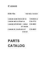 Canon EO-1Ds Parts Catalog preview