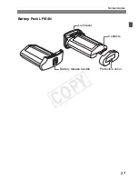 Предварительный просмотр 27 страницы Canon EOC-1DX Instruction Manual