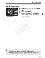 Предварительный просмотр 109 страницы Canon EOC-1DX Instruction Manual