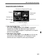 Предварительный просмотр 249 страницы Canon EOC-1DX Instruction Manual