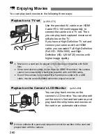 Предварительный просмотр 260 страницы Canon EOC-1DX Instruction Manual