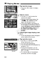 Предварительный просмотр 262 страницы Canon EOC-1DX Instruction Manual