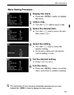 Предварительный просмотр 41 страницы Canon EOD 50D Instruction Manual