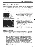 Предварительный просмотр 75 страницы Canon EOD 50D Instruction Manual