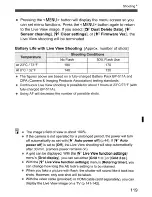 Предварительный просмотр 119 страницы Canon EOD 50D Instruction Manual