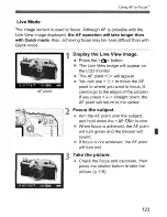 Предварительный просмотр 123 страницы Canon EOD 50D Instruction Manual